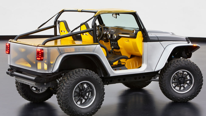 Illustration for article titled Jeep's Moab Safari Concepts Reveal A New Obsession With Slush Mats